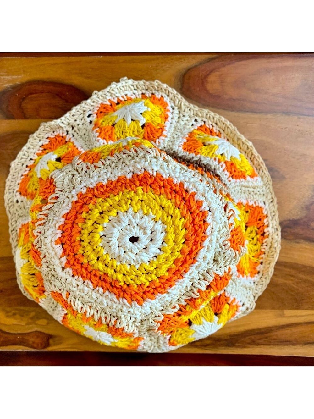 STEVE MADDEN Daisy Crochet Bucket Hat - Picture 4 of 5